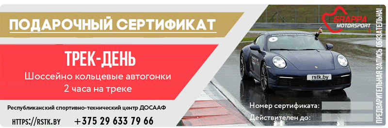 Подарочный сертификат (РСТЦ ДОСААФ)
